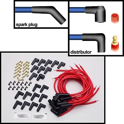 Mallory Ignition Mallory Pro Sidewinder Spark Plug Wire Sets 947 Autofit