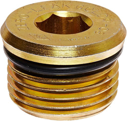 MOROSO -8AN, 3/4"-16 with O-ring for Oil Pans with Kick Out Designs Magnetic Oil Pan Drain Plug - Chrome MO97006 Autofit