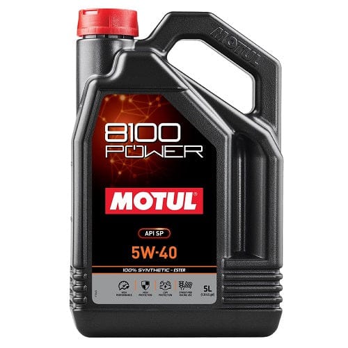 Motul AUTOMOTIVE 5L 8100 POWER 5W40 5L Motul 111853 Autofit