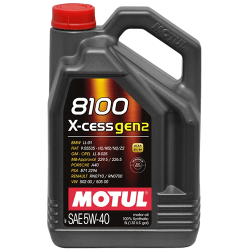 Motul AUTOMOTIVE 5L 8100 X-CESS GEN2 5W40 5L Motul 109911 Autofit