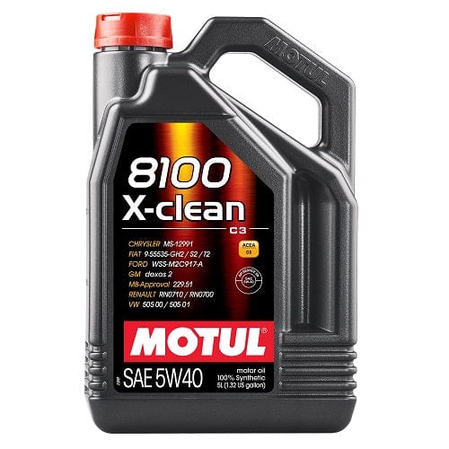 Motul AUTOMOTIVE 5L 8100 X-CLEAN GEN 2 5W40 5L Motul 109897 Autofit