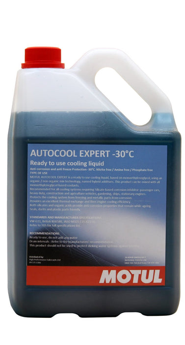 Motul COOLING 5L AUTOCOOL EXPERT PREMIX 5L Motul 102931-5 Autofit