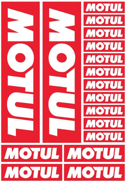 Motul MERCHANDISE MOTUL STICKER SHEET Motul NZSTICKERS Autofit