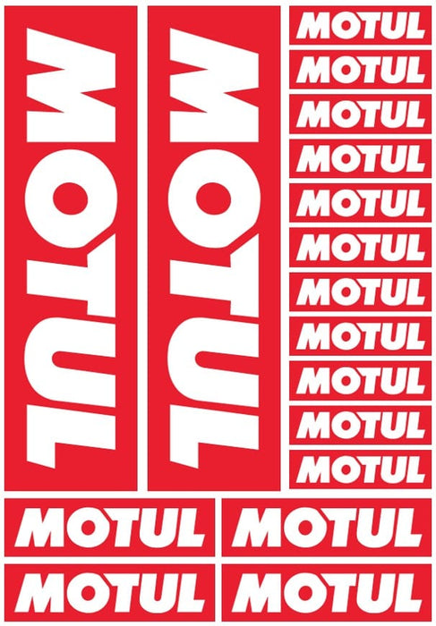 Motul MERCHANDISE MOTUL STICKER SHEET Motul NZSTICKERS Autofit