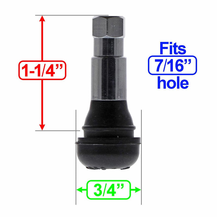 Mr. Gasket Mr. Gasket Chrome Tire Valves 1955MRG Autofit