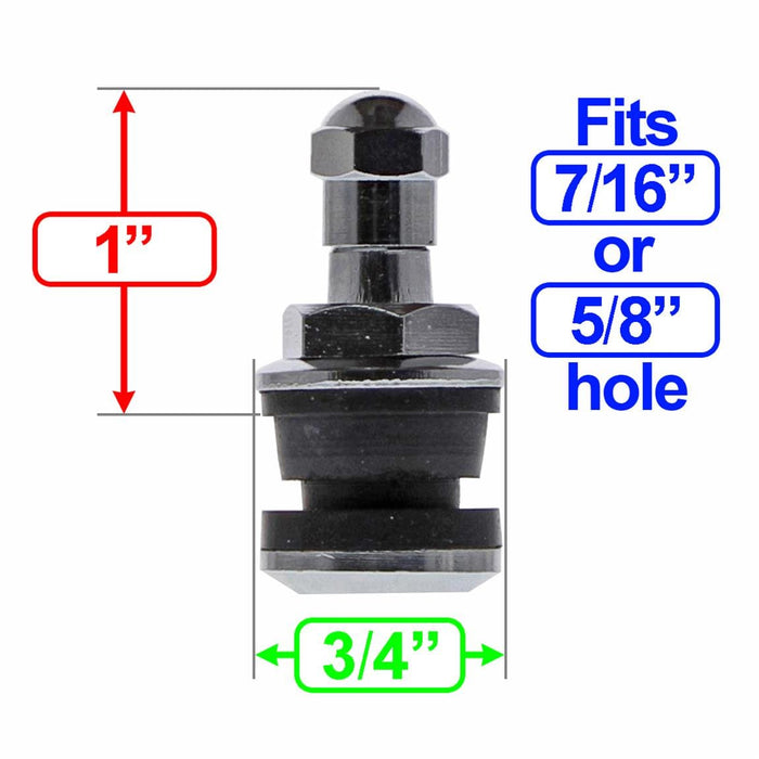 Mr. Gasket Mr. Gasket Chrome Tire Valves 1957MRG Autofit