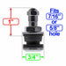 Mr. Gasket Mr. Gasket Chrome Tire Valves 1957MRG Autofit