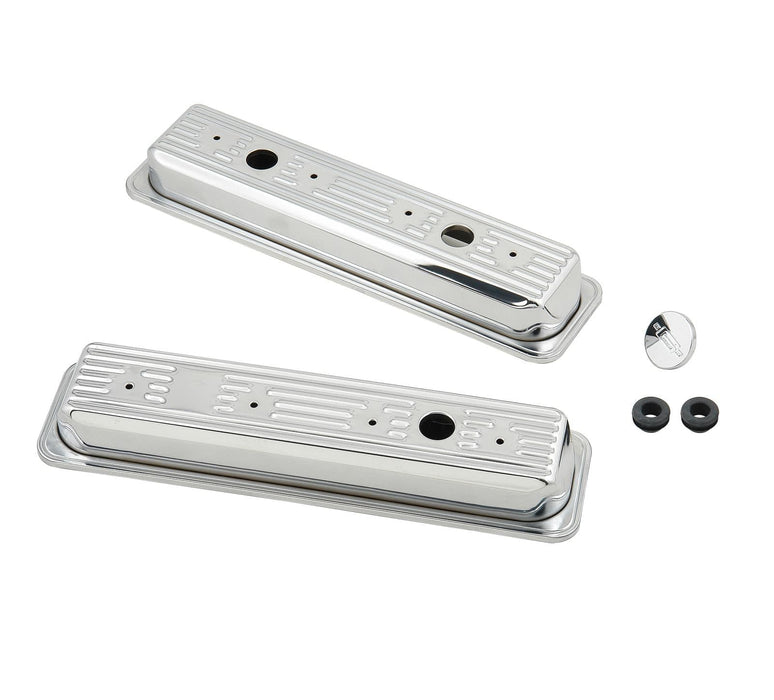 Mr. Gasket Mr. Gasket Chrome Valve Covers 9415 Autofit