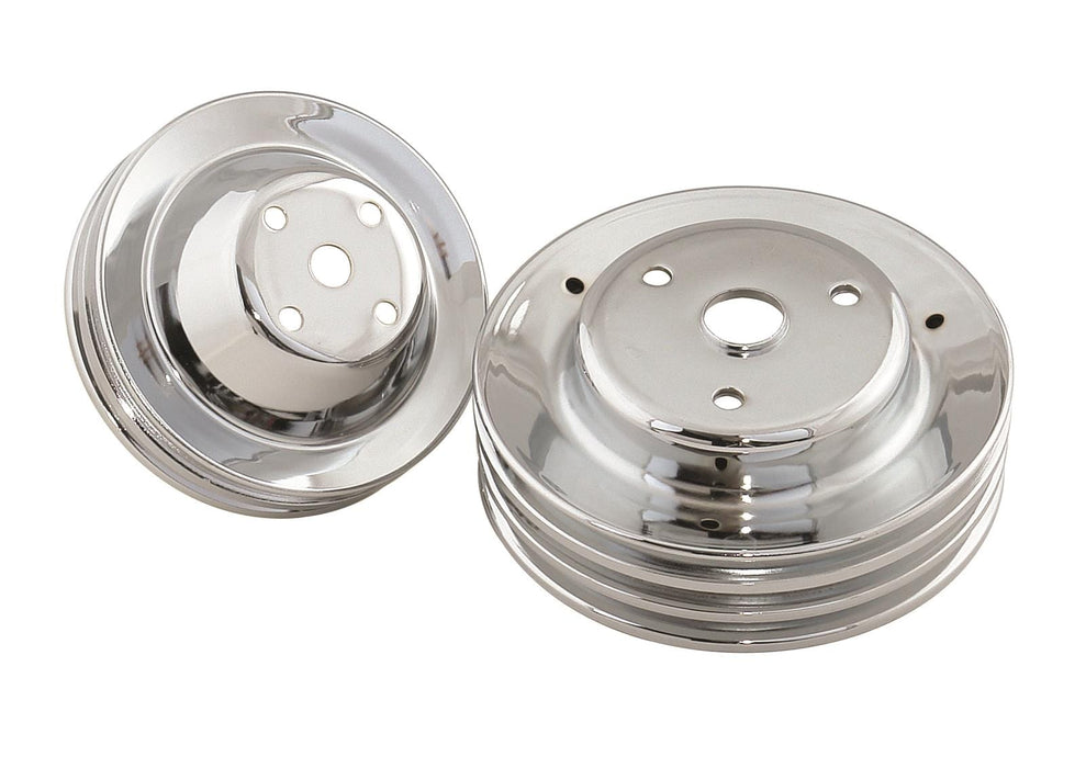 Mr. Gasket Mr. Gasket Chrome Water Pump Pulleys 4963 Autofit