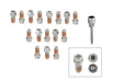 Mr. Gasket Mr. Gasket HEADLOCK Locking Header Bolts 2231G Autofit
