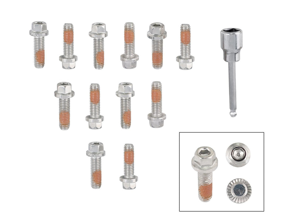 Mr. Gasket Mr. Gasket HEADLOCK Locking Header Bolts 2235G Autofit