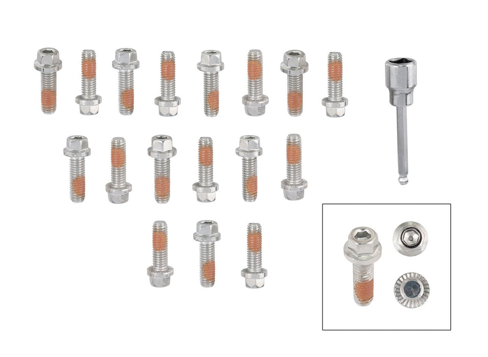 Mr. Gasket Mr. Gasket HEADLOCK Locking Header Bolts 2236G Autofit