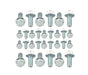 Mr. Gasket Mr. Gasket Self-Locking Oil Pan Bolt Kits 6087MRG Autofit