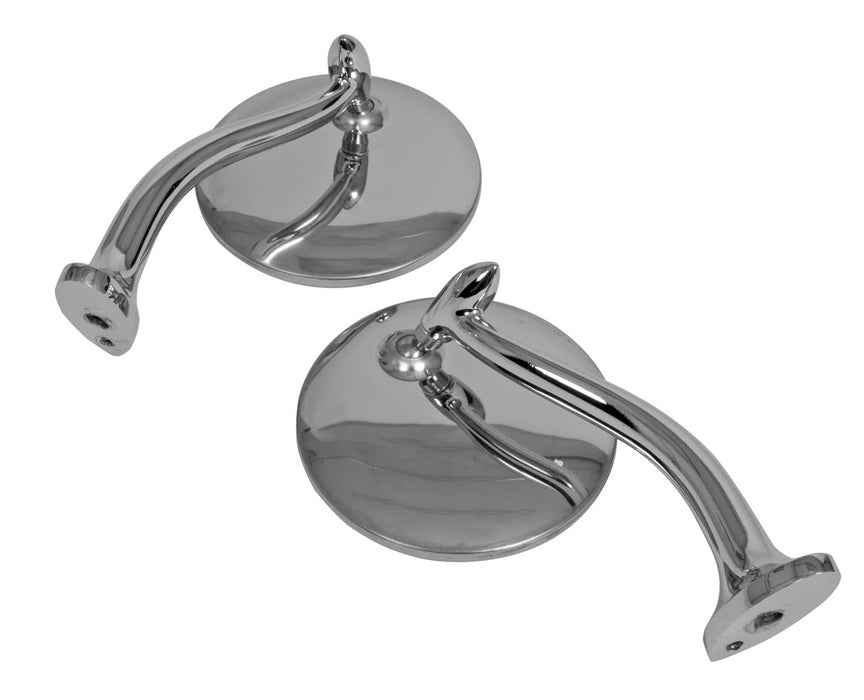 Mr. Gasket Mr. Gasket Swan Neck Mirrors 8218GMRG Autofit