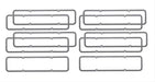 Mr. Gasket Mr. Gasket Ultra-Seal III Valve Cover Gaskets 2880SMP Autofit