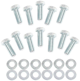 MRG MRG MRG Intake Manifold Bolts & Washers 3/8"-16 x 1" Hex Head (12pk) (MG955G) Autofit