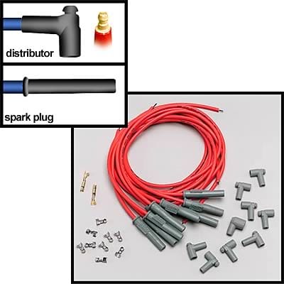 MSD Ignition MSD 8.5mm Super Conductor Spark Plug Wire Sets 31189 Autofit
