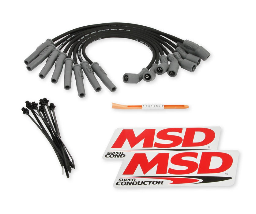 MSD Ignition MSD 8.5mm Super Conductor Spark Plug Wire Sets 31633 Autofit