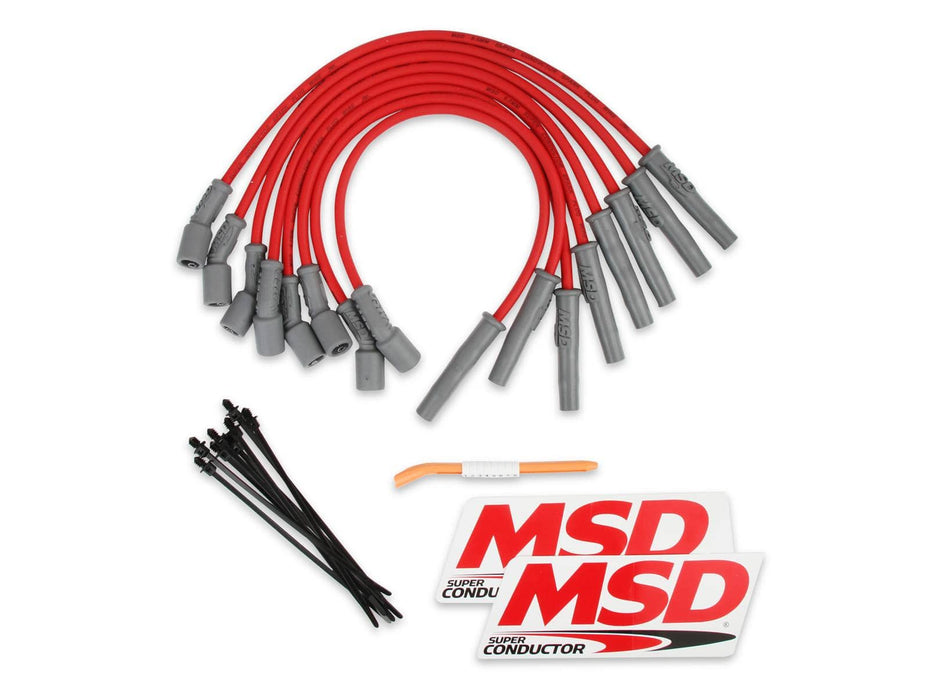 MSD Ignition MSD 8.5mm Super Conductor Spark Plug Wire Sets 31639 Autofit