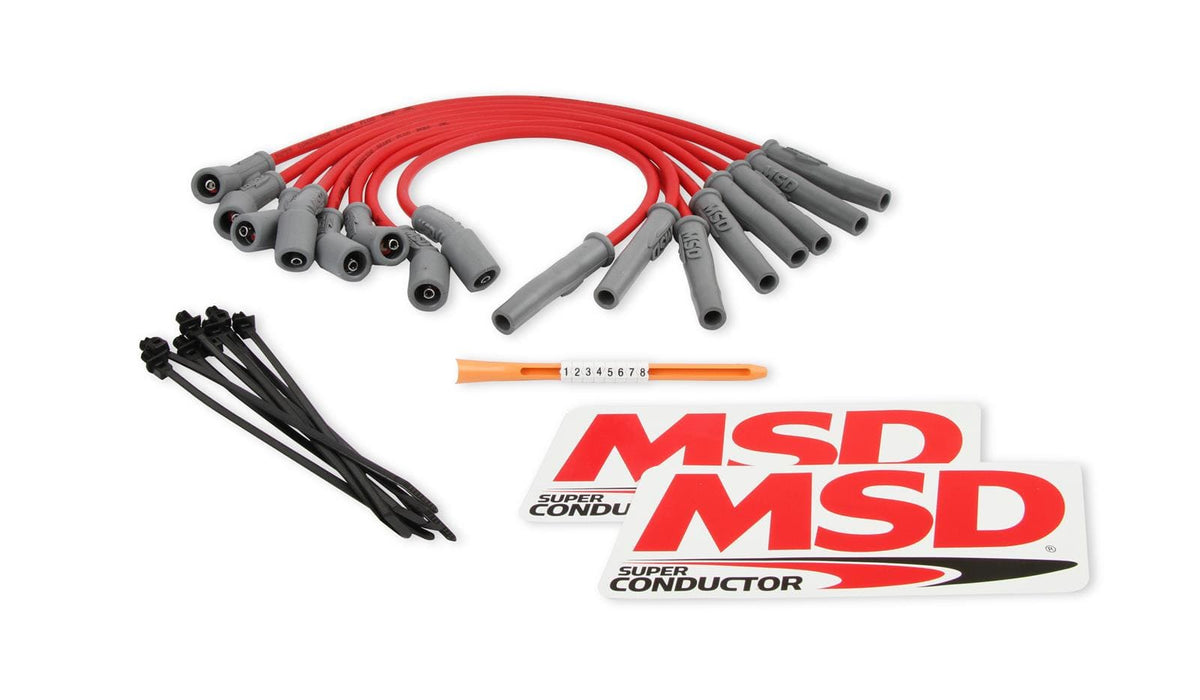 MSD Ignition MSD 8.5mm Super Conductor Spark Plug Wire Sets 31639 Autofit