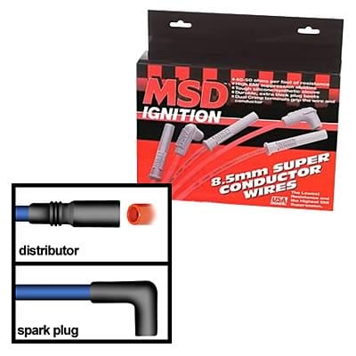 MSD Ignition MSD 8.5mm Super Conductor Spark Plug Wire Sets 32129 Autofit