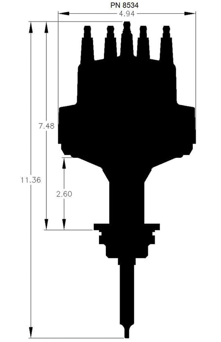 MSD Ignition MSD Billet Distributors 8534 Autofit
