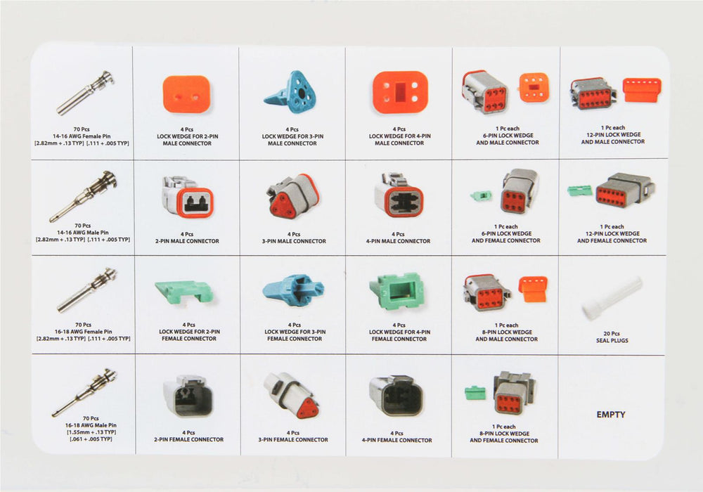 MSD Ignition MSD Deutsch Connector Kits 8188 Autofit