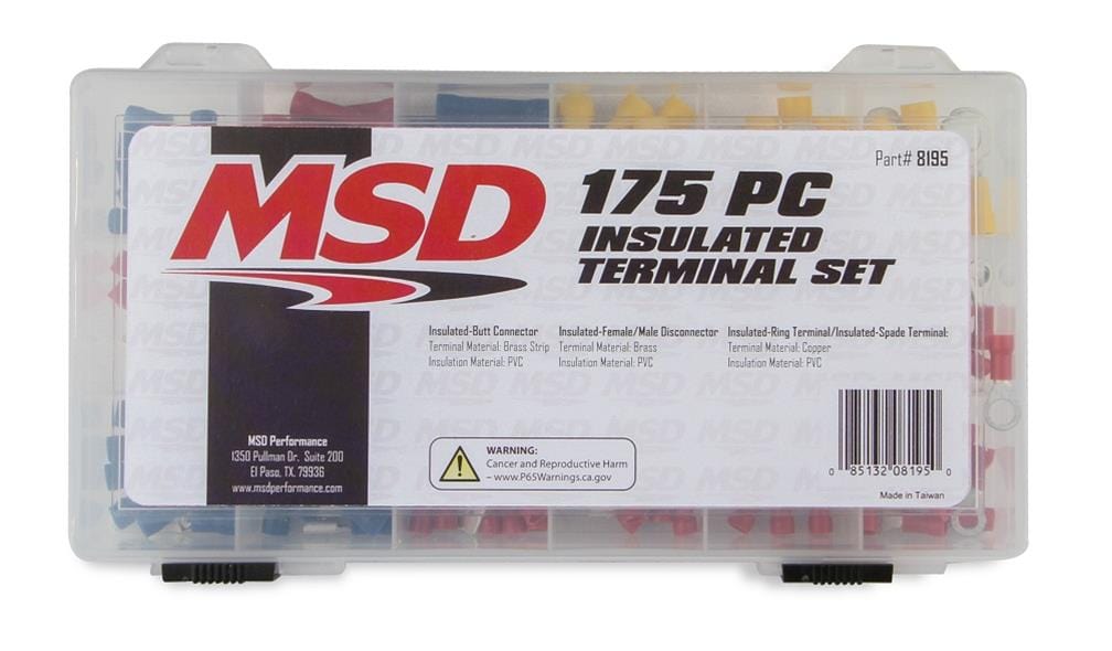 MSD Ignition MSD Insulated Terminal Assortment Kits 8195 Autofit