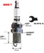 MSD Ignition MSD Iridium Spark Plugs 3724 Autofit