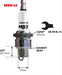 MSD Ignition MSD Iridium Spark Plugs 3736 Autofit