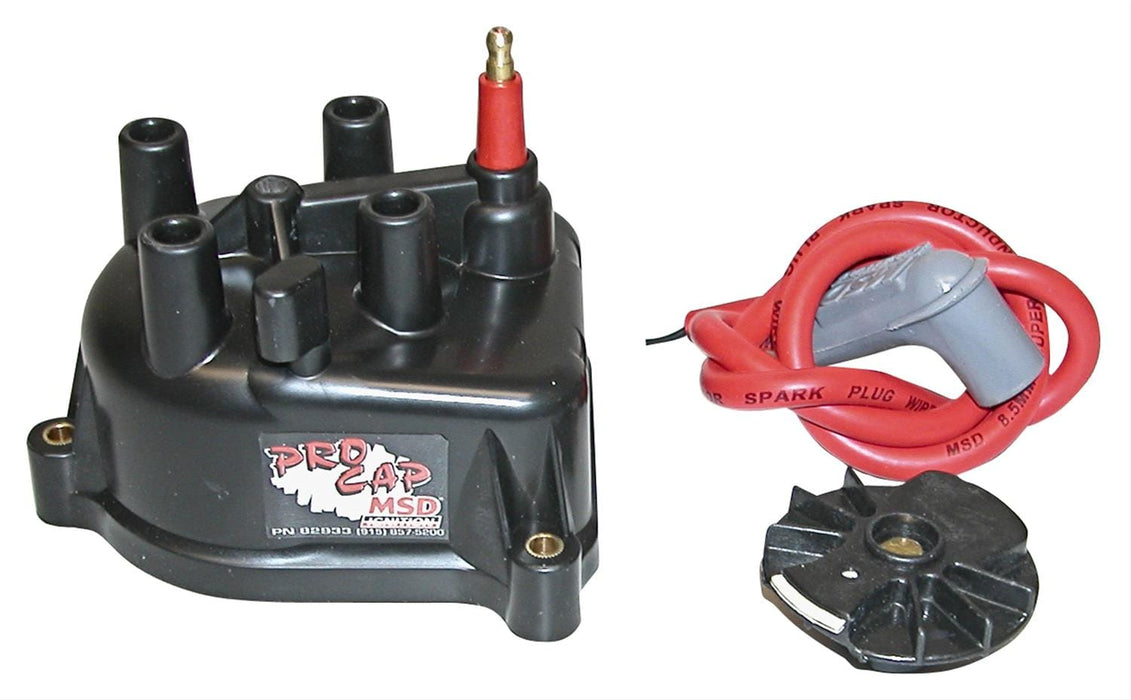 MSD Ignition MSD Modified Distributor Cap and Rotor Kits 82933 Autofit
