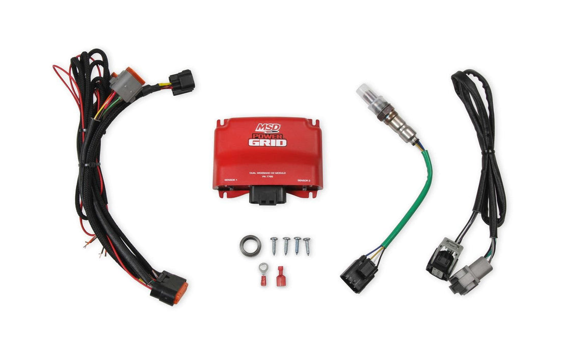 MSD Ignition MSD Power Grid Dual NTK Wideband O2 Modules 7766 Autofit