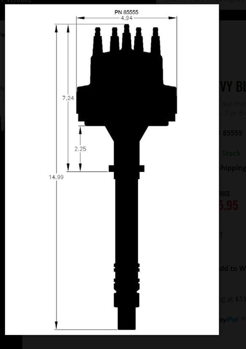 MSD Ignition MSD Pro-Billet Distributors 85555 Autofit