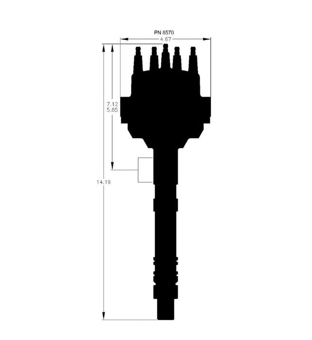 MSD Ignition MSD Pro-Billet Distributors 8570 Autofit