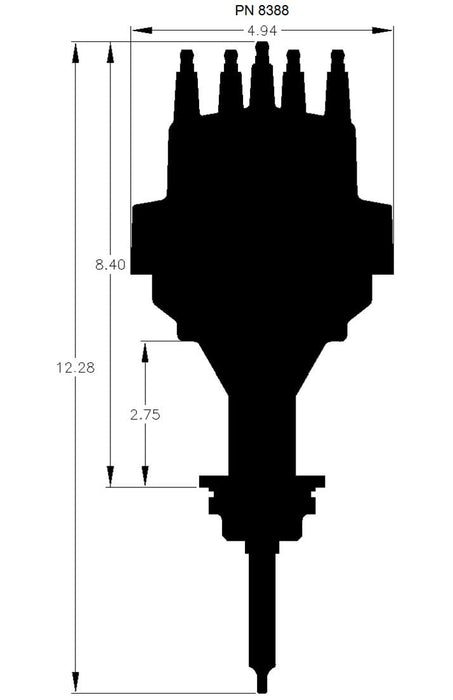 MSD Ignition MSD Pro-Billet Ready-to-Run Distributors 8388 Autofit