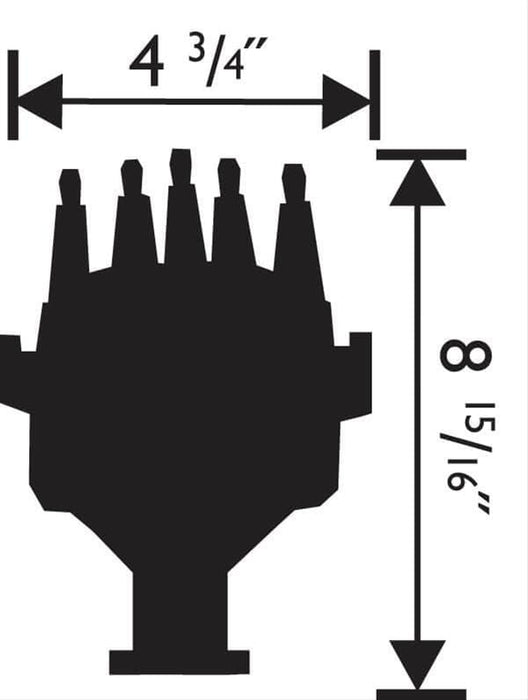 MSD Ignition MSD Pro-Billet Ready-to-Run Marine Distributors 83506 Autofit