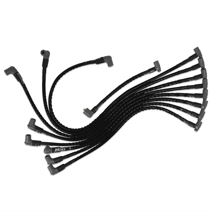 MSD Ignition MSD Race Tailored Super Conductor Sleeved Spark Plug Wire Sets 31351 Autofit