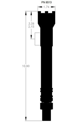 MSD Small/Big Block Chevy, Wet Sump Oil Plug Pro-Billet Oil Plugs MSD8513 Autofit