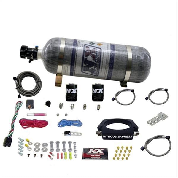 Nitrous Express (NX) Nitrous Express 4-Bolt Plate Nitrous Systems for GM LS Engine 20934-12 Autofit