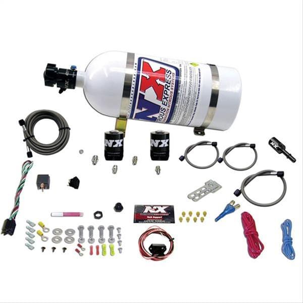 Nitrous Express (NX) Nitrous Express 5.0 Coyote Single Nozzle Nitrous Systems 20932-10 Autofit