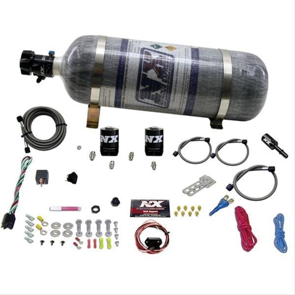 Nitrous Express (NX) Nitrous Express 5.0 Coyote Single Nozzle Nitrous Systems 20932-12 Autofit