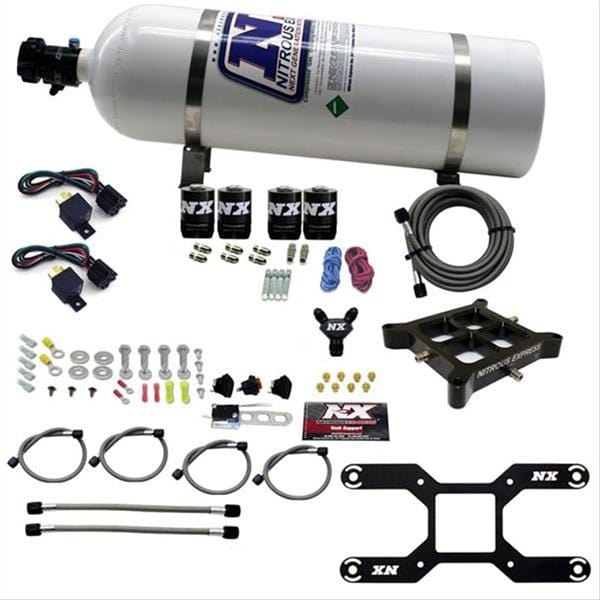 Nitrous Express (NX) Nitrous Express Billet Crossbar Nitrous Plate Systems 66042-15 Autofit