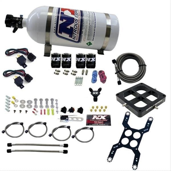 Nitrous Express (NX) Nitrous Express Billet Crossbar Nitrous Plate Systems 66047-10 Autofit