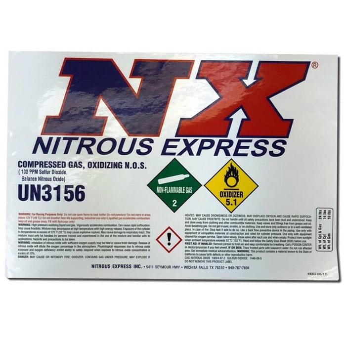 Nitrous Express (NX) Nitrous Express Decals 15994 Autofit
