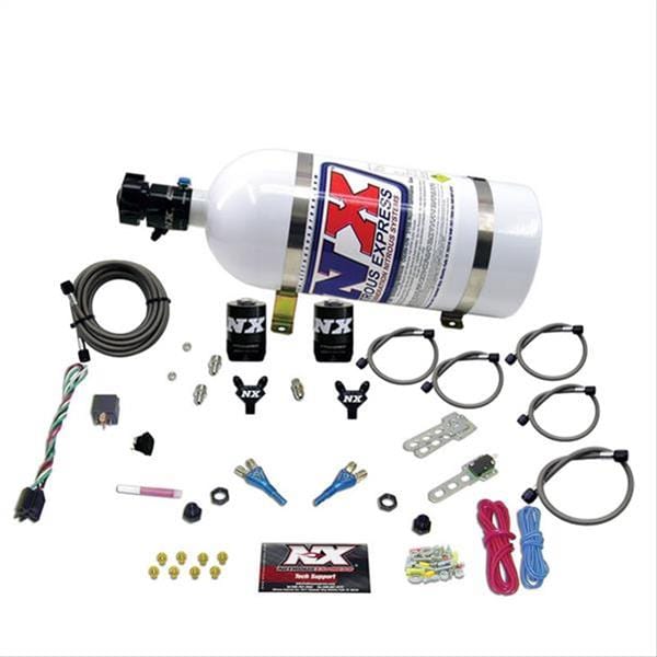 Nitrous Express (NX) Nitrous Express EFI Race Dual Nozzle Nitrous Systems 20115-10 Autofit