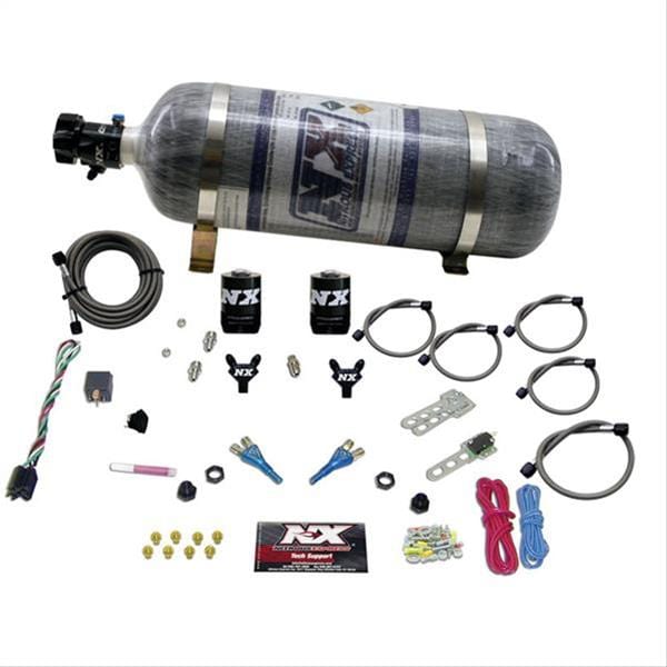Nitrous Express (NX) Nitrous Express EFI Race Dual Nozzle Nitrous Systems 20115-12 Autofit