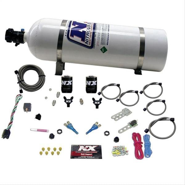 Nitrous Express (NX) Nitrous Express EFI Race Dual Nozzle Nitrous Systems 20115-15 Autofit