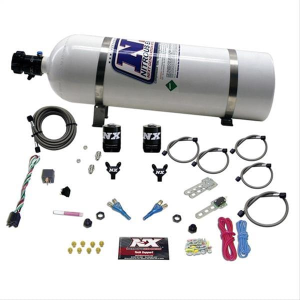 Nitrous Express (NX) Nitrous Express EFI Race Dual Nozzle Nitrous Systems 20215-15 Autofit
