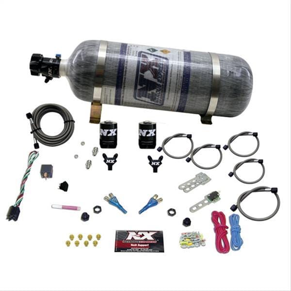 Nitrous Express (NX) Nitrous Express EFI Race Dual Nozzle Nitrous Systems 20315-12 Autofit