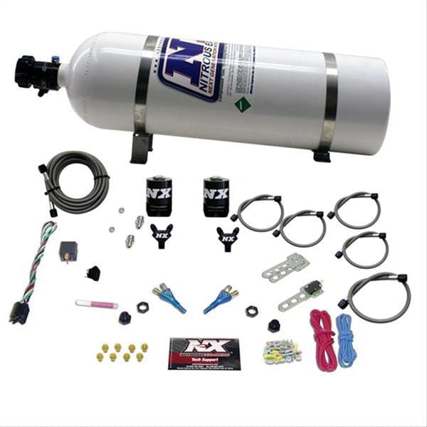 Nitrous Express (NX) Nitrous Express EFI Race Dual Nozzle Nitrous Systems 20315-15 Autofit